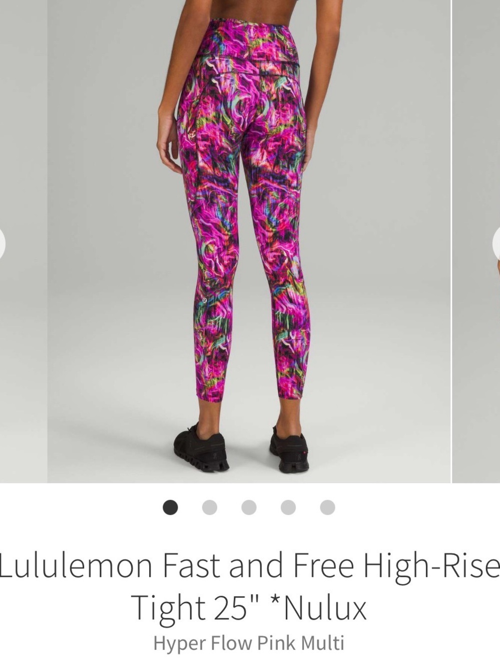 💖 Lululemon Fast and Free High-Rise Tight 25” *Nulux - Picture 6 of 7